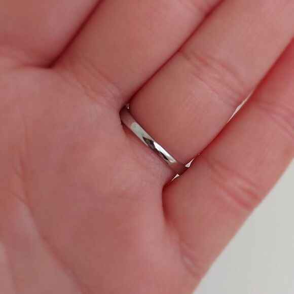 1 Carat Wave Moissanite 925 Silver Engagement Ring - Picture 8 of 12